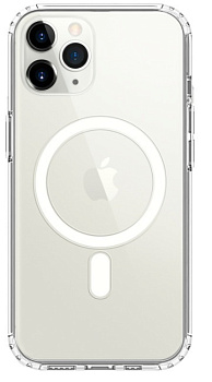 Чехол MagSafe прозрачный на iPhone 11 Pro